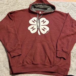4 H pull over hoodie